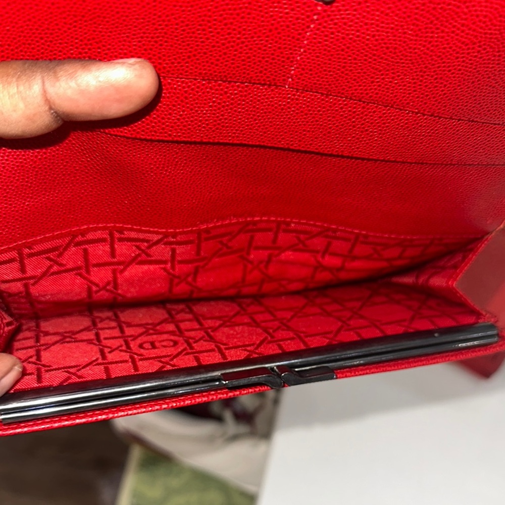 Dior Red Wallet - Picture 6 of 7